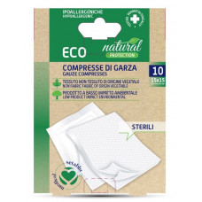 COMPRESSE DI GARZA NATURAL IN TNT 10PZ